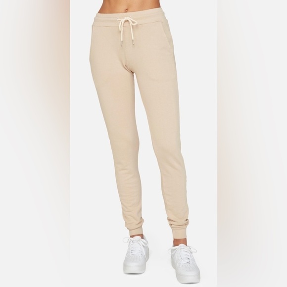 MATE the Label Pants - Mate the Label women’s Organic Terry Classic Jogger Sz. 1X Bone NWT
